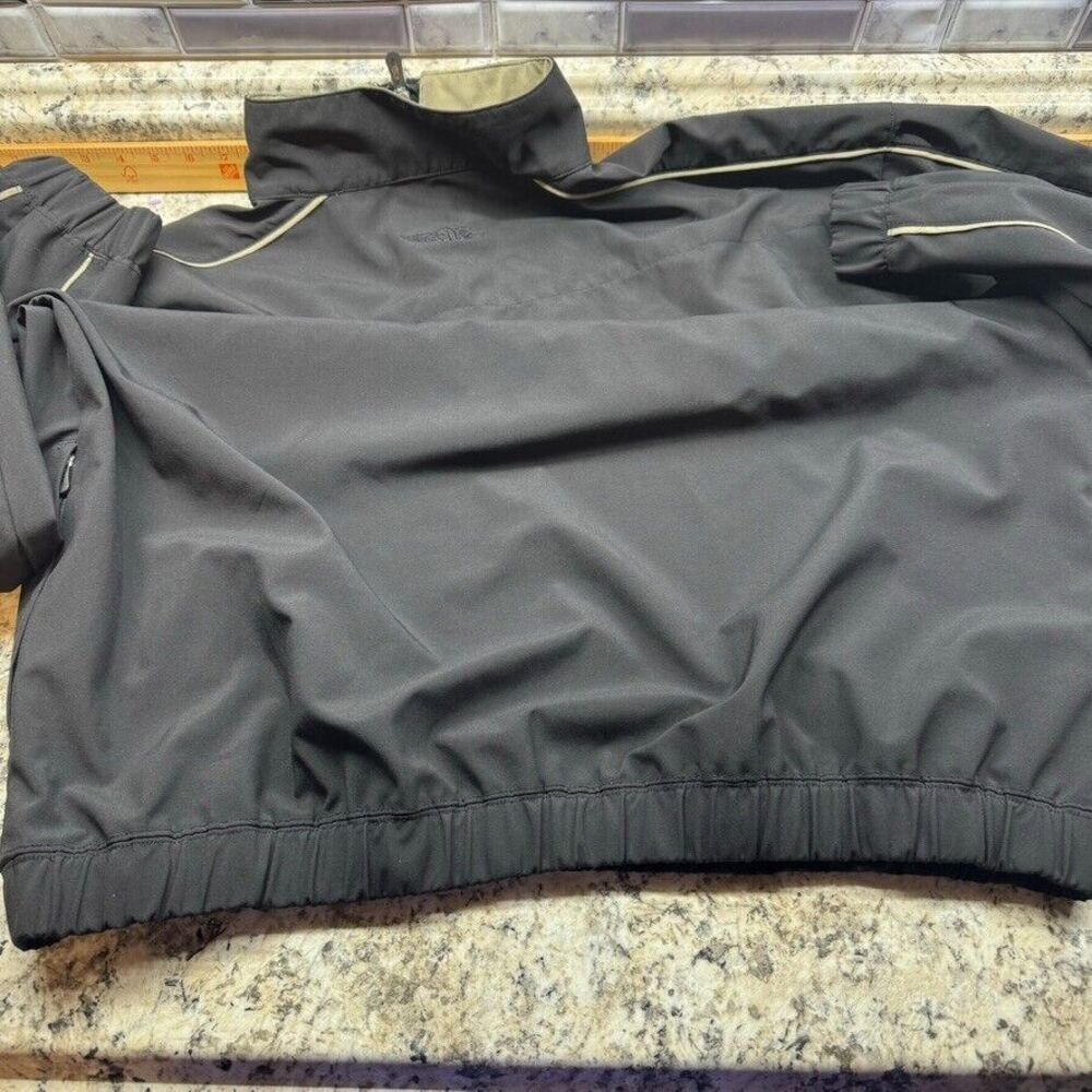 Straight Down Performance Golf Black Quarter Zip … - image 8